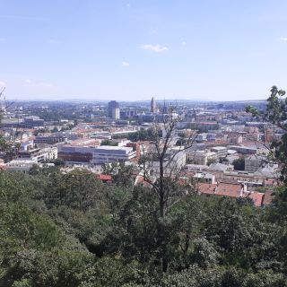 Ein Blick von der Festung auf die Stadt